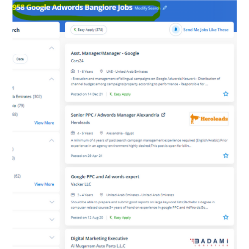 Google Adwords (PPC) internship jobs in Porirua