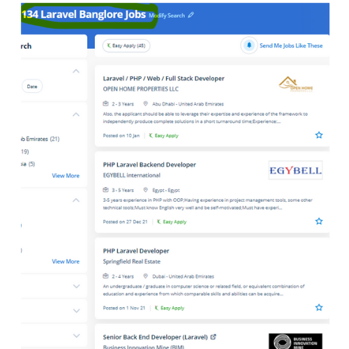 Laravel internship jobs in New Zealand