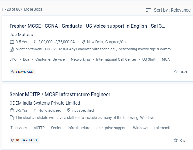 MCSE internship jobs in Hastings